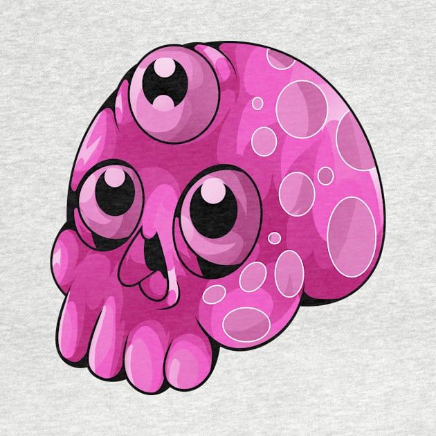 Pink alien skull by Harsimran_sain